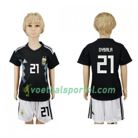 Argentinië Dybala 21 Kind Uit Tenue WK voetbal 2018